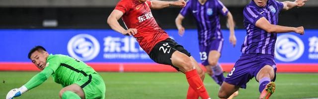 kaiyun-【中超】谭龙张宇峰中框巴顿失单刀 亚泰0比0津门虎