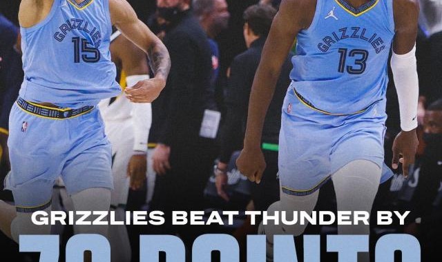 开云官网-灰熊73分大胜雷霆破纪录，但两队的命运还有变数